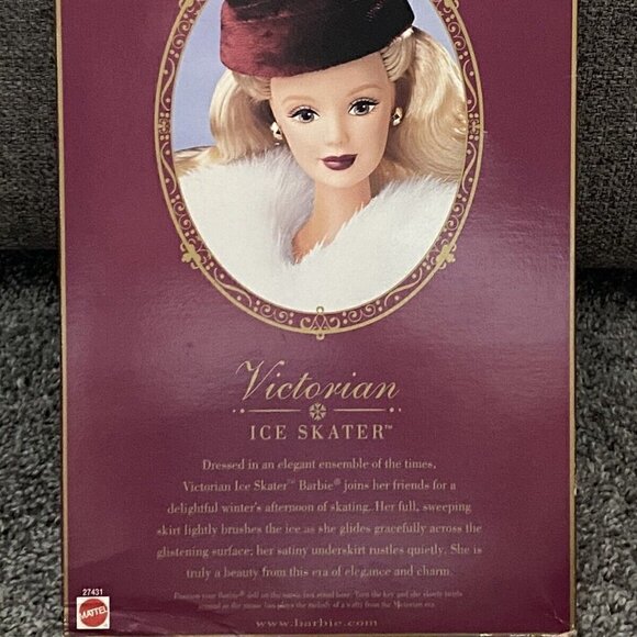 2000 Special Edition VICTORIAN ICE SKATER BARBIE Doll #27431 new in box - Picture 7 of 10